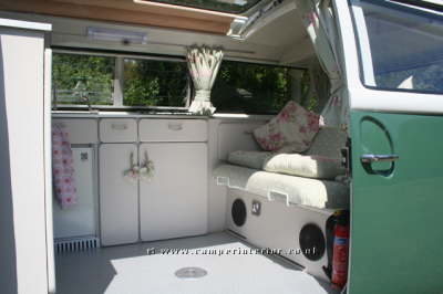 Tracy's 1968  VW Bay Window Homemade Interior
