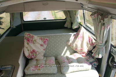Tracy's 1968  VW Bay Window Homemade Interior