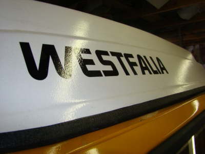 1977 Volkswagen T2 Westfalia Roof Logo Rear