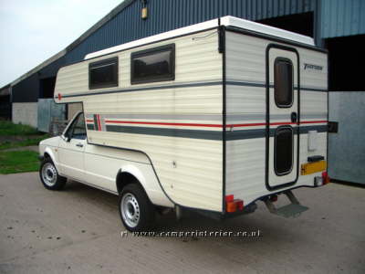 1990 VW Caddy with Tischer demountable camper body