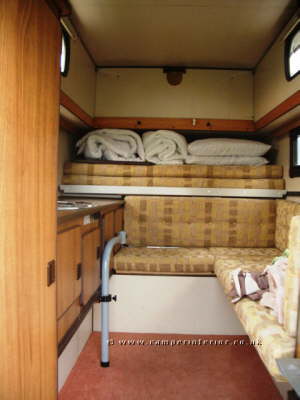 1990 Volkswagen Caddy with Tischer demountable camper body