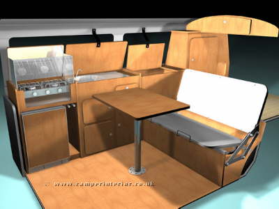 Vanwurks VW Interior Full Layout