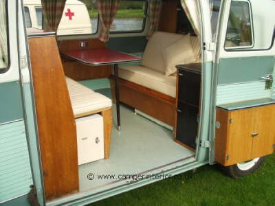 Early VW Split Screen Devon Interior