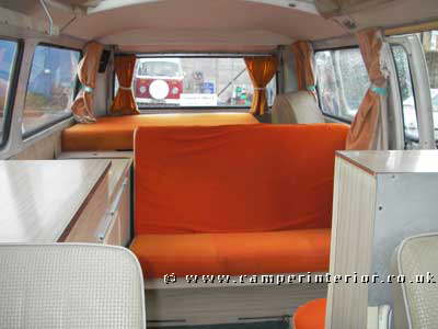  1974 VW Bay Window Dormobile Interior